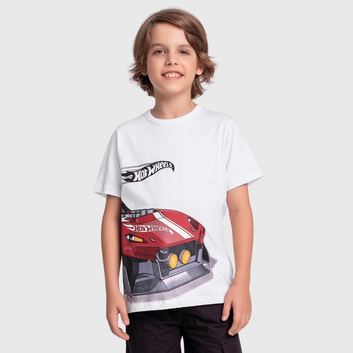 Remera con Infantil. - Blanco 