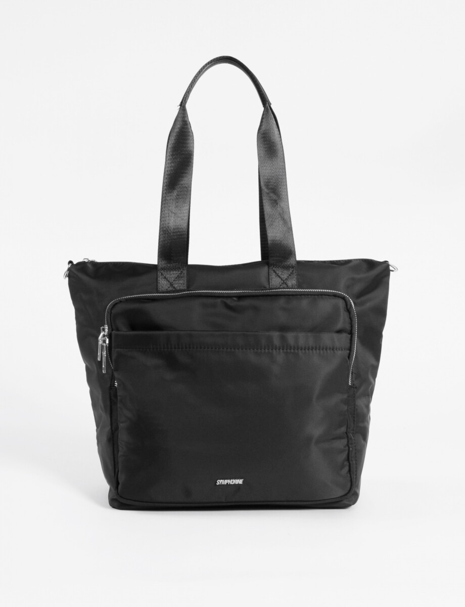 Bolso con múltiples bolsillos - negro 