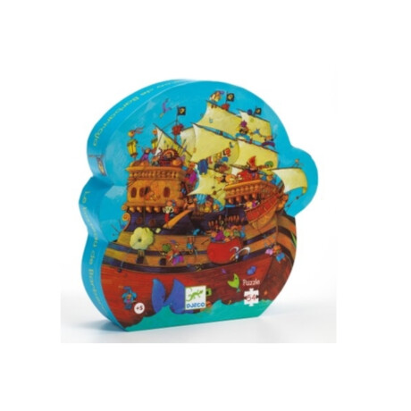 Puzzle Djeco El barco de Barbarroja 54 Piezas