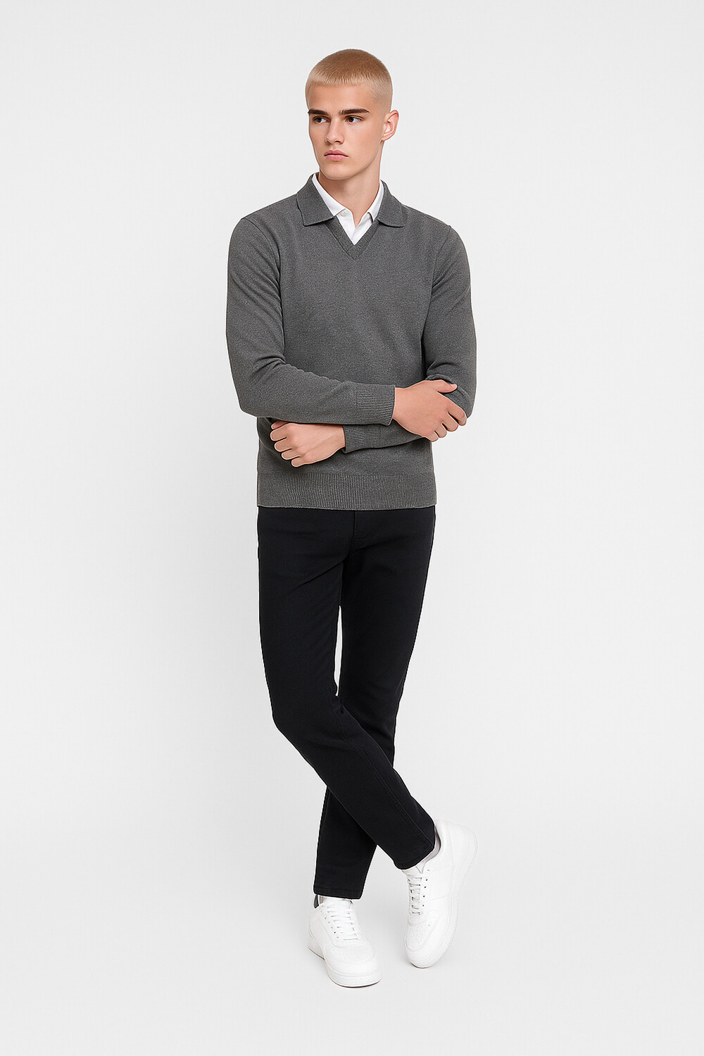 Sweater Amiro Gris Oscuro