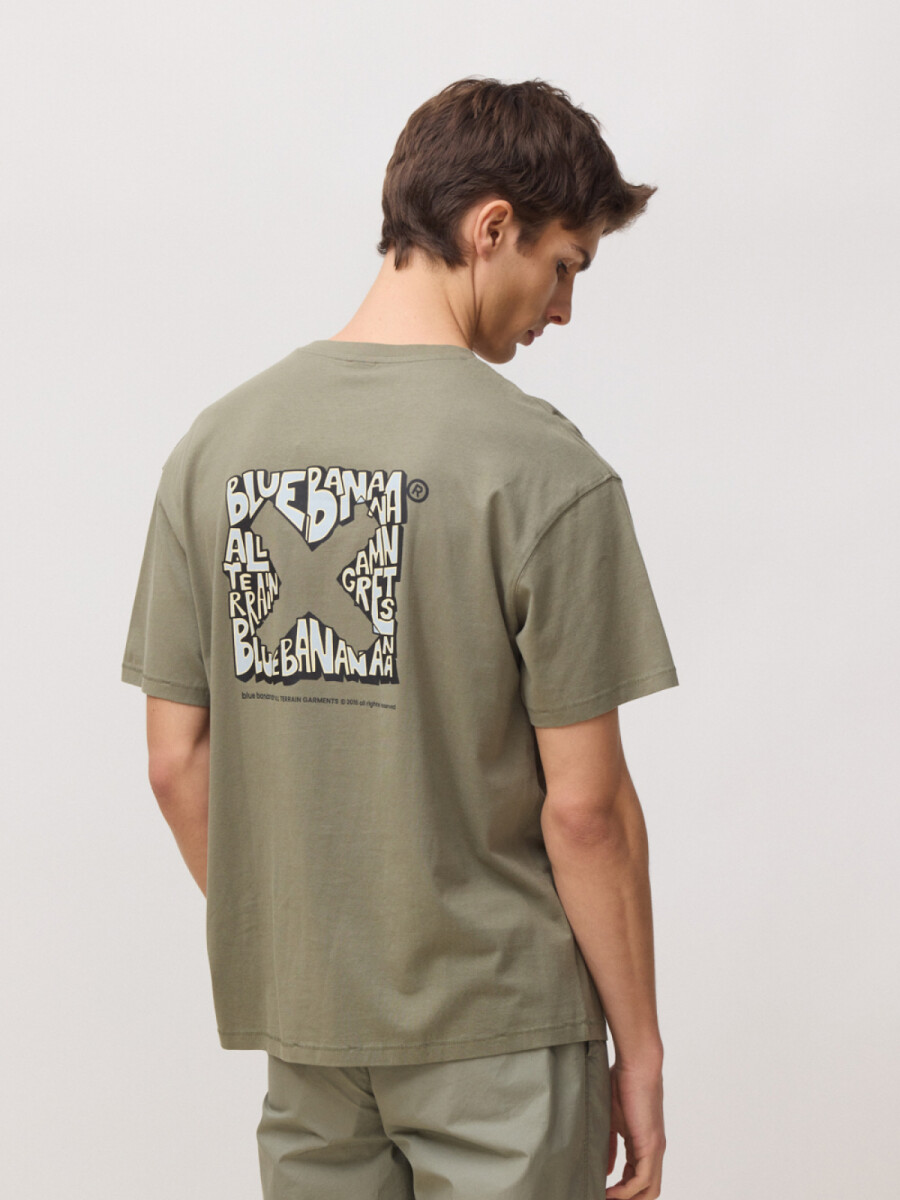 Camiseta Mess - Olive 