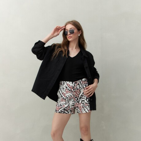 SHORT NILS PRINT Crudo