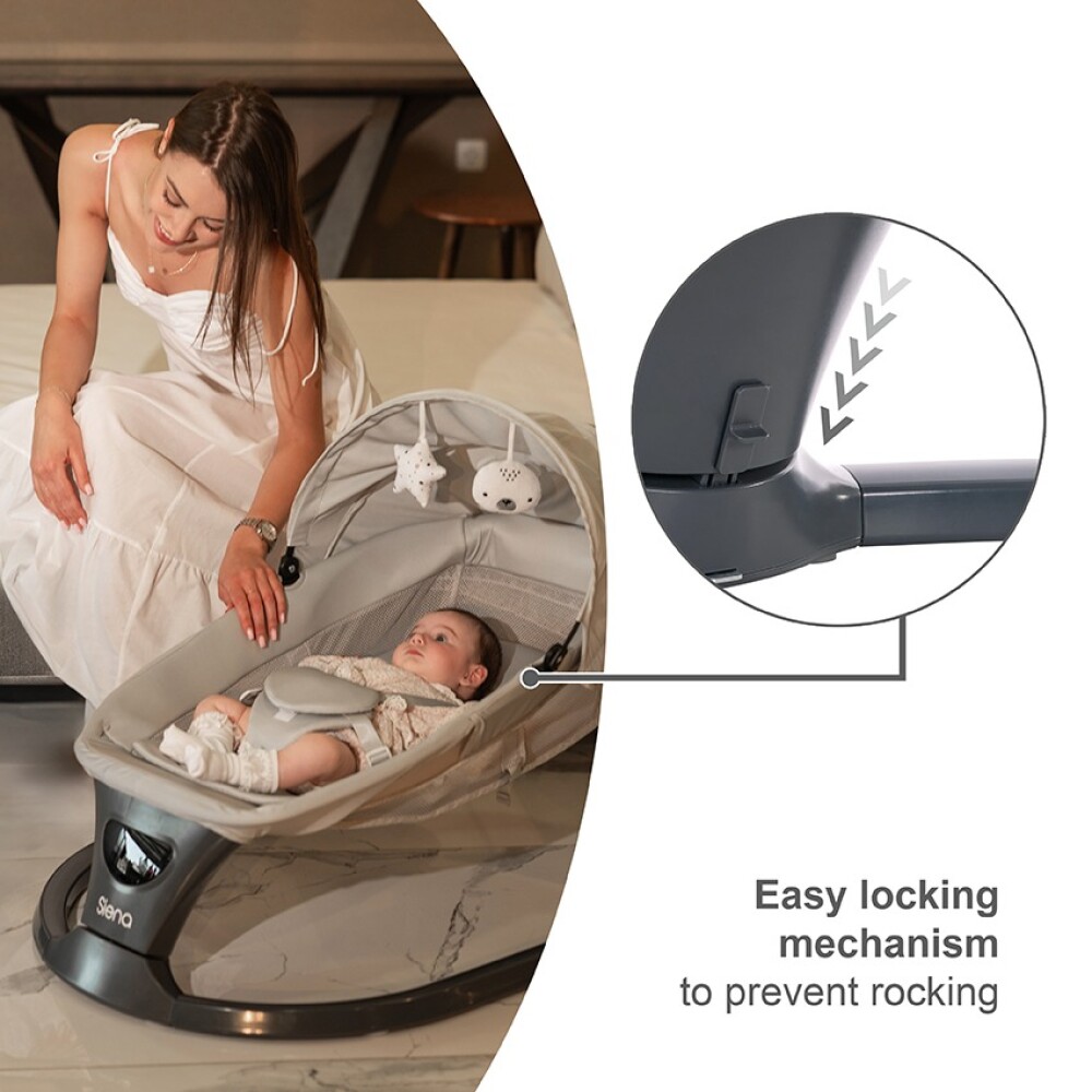 Mecedora sienna LORELLI gris