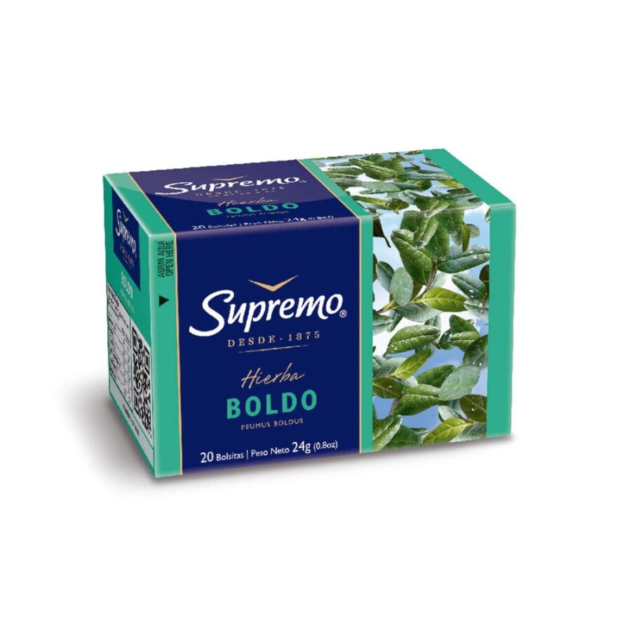 Té Boldo Supremo 20 Unidades Té Boldo Supremo 20 Unidades