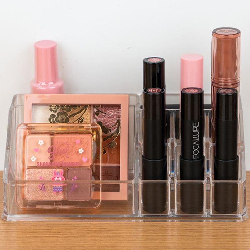 Organizador De Maquillaje De Plástico - 10 Compartimentos Organizador De Maquillaje De Plástico - 10 Compartimentos