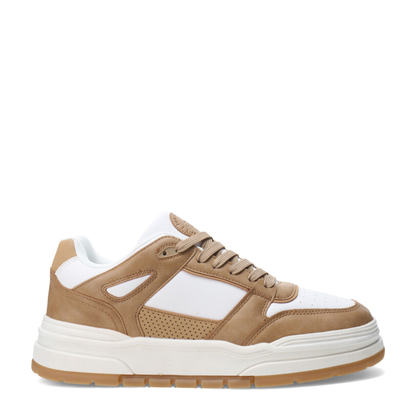 Championes de Hombre Push MANGIARI acordonado Beige