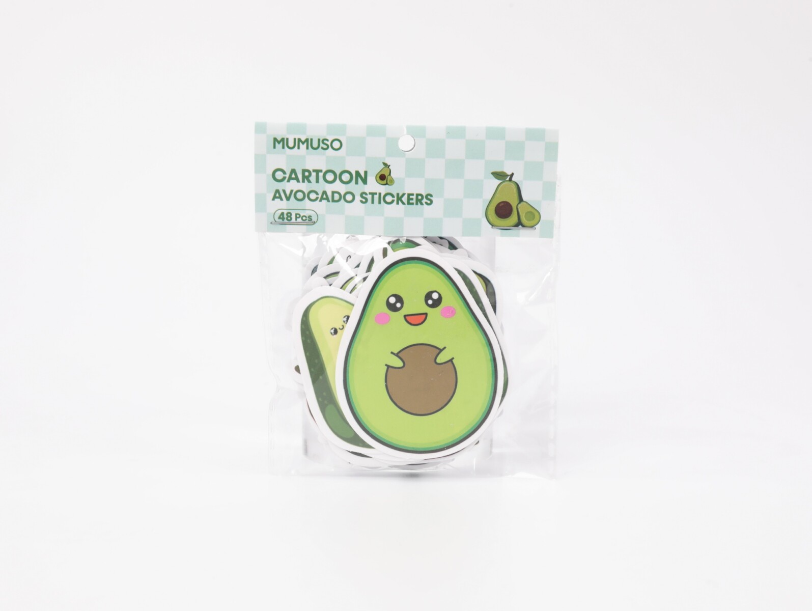 STICKERS DE AGUACATE (48 PIEZAS) 