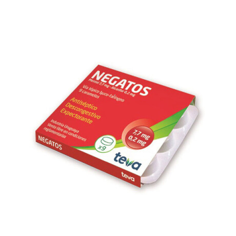 Negatos antiséptico 9 caramelos Negatos antiséptico 9 caramelos