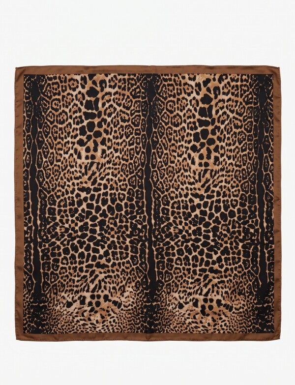 Pañuelo Animal Print MARRON/MULTI