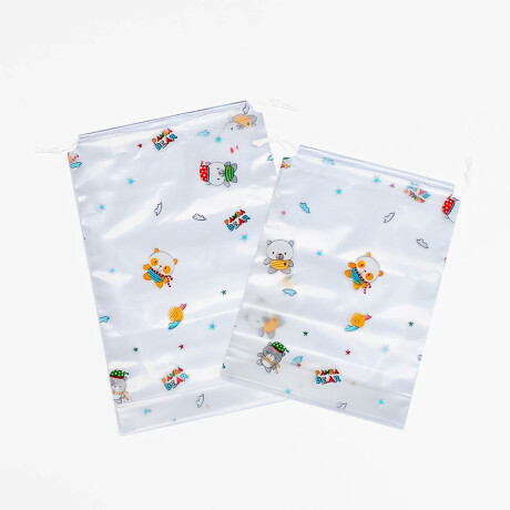 Valija Infantil C/set Organizador De Viaje Animales Val002001-oso