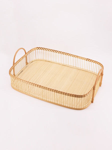 BANDEJA CON ASAS NATURAL
