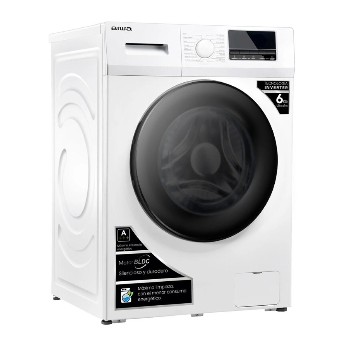 Lavarropas AIWA 6 KG AW-LT06SW 