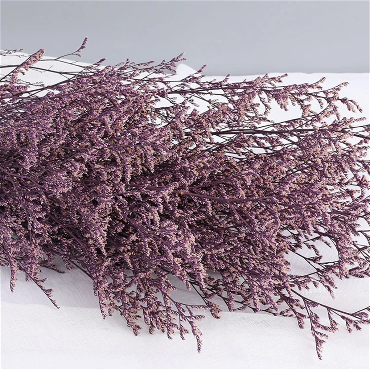 Ramo Frondoso De Flores Secas - Violeta 