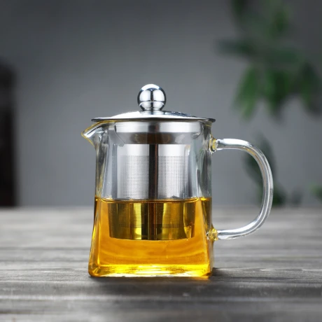 Tetera De Vidrio Con Infusor 350ML Tetera De Vidrio Con Infusor 350ML
