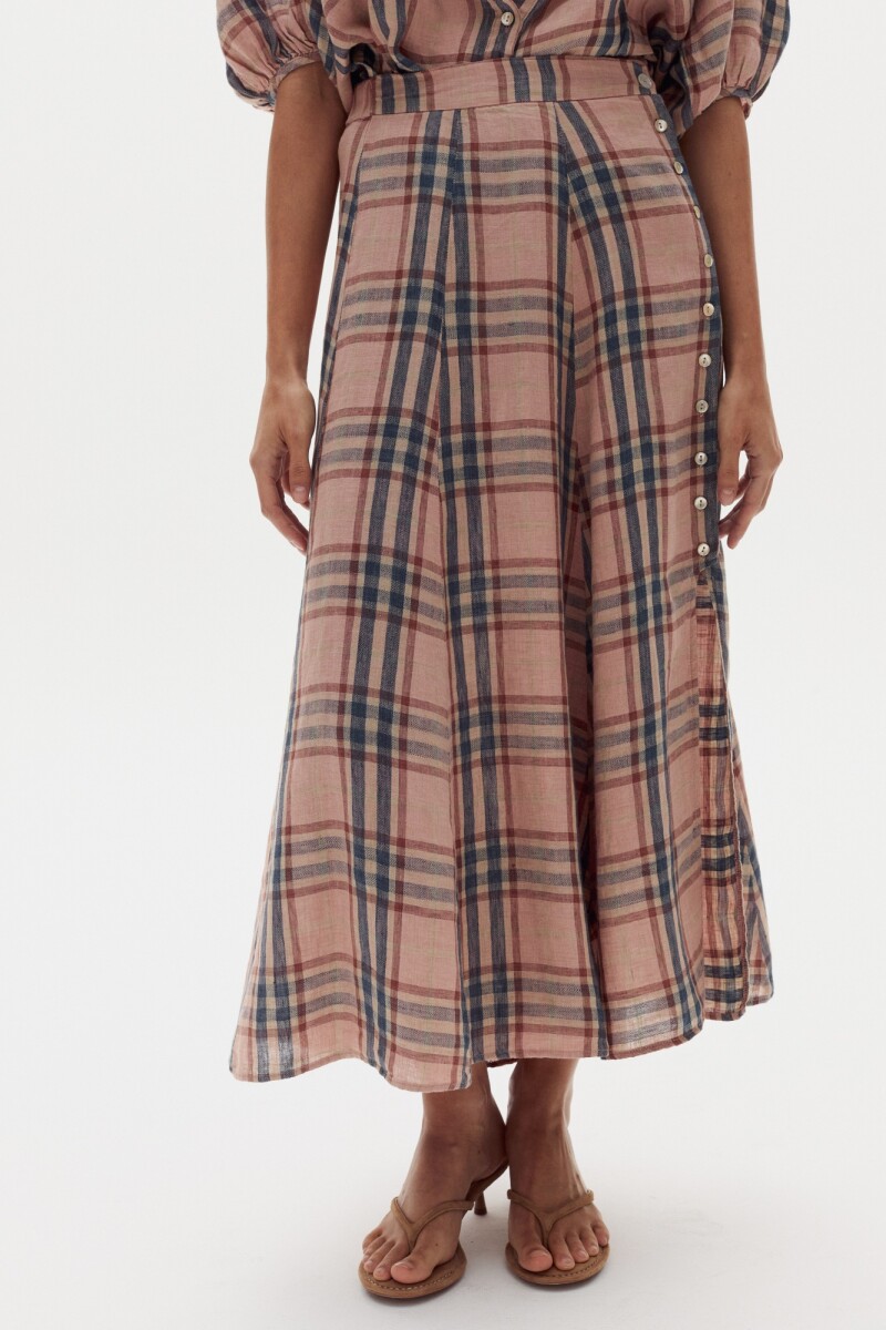 FALDA ALELI LINEN Rosa