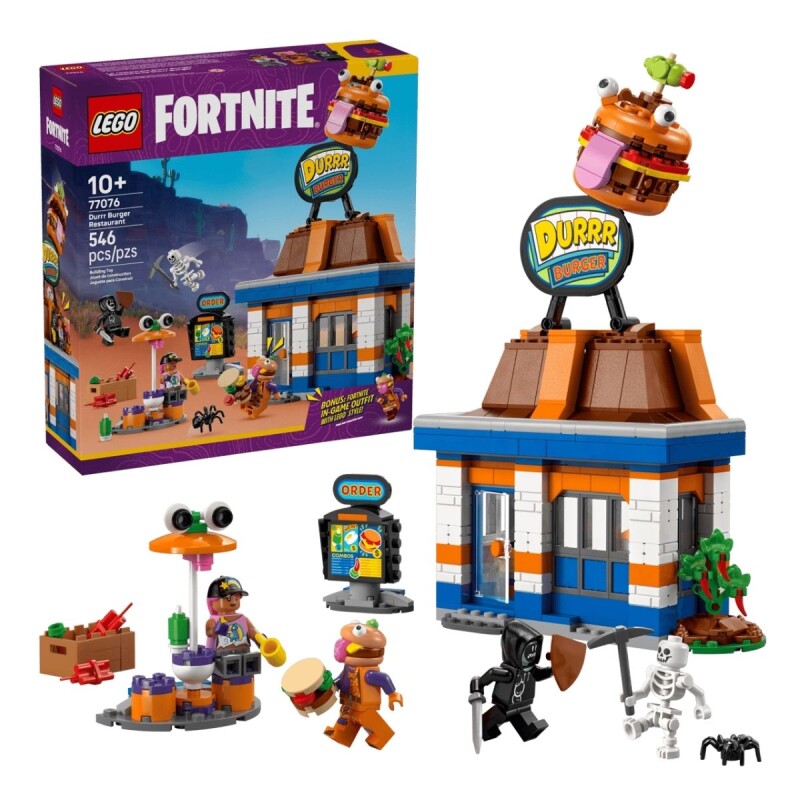 Lego Fortnite Restaurante Hamburrrguesa 546 Pcs 10+ Lego Fortnite Restaurante Hamburrrguesa 546 Pcs 10+