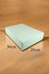 Pack x 20 unid - caja eco 08 20x30x9 cm. VERDE AGUA