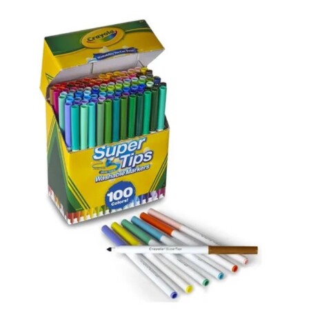 Crayola Super Tips 50 Marcadores – Multicolor Crayola Super Tips 50 Marcadores – Multicolor