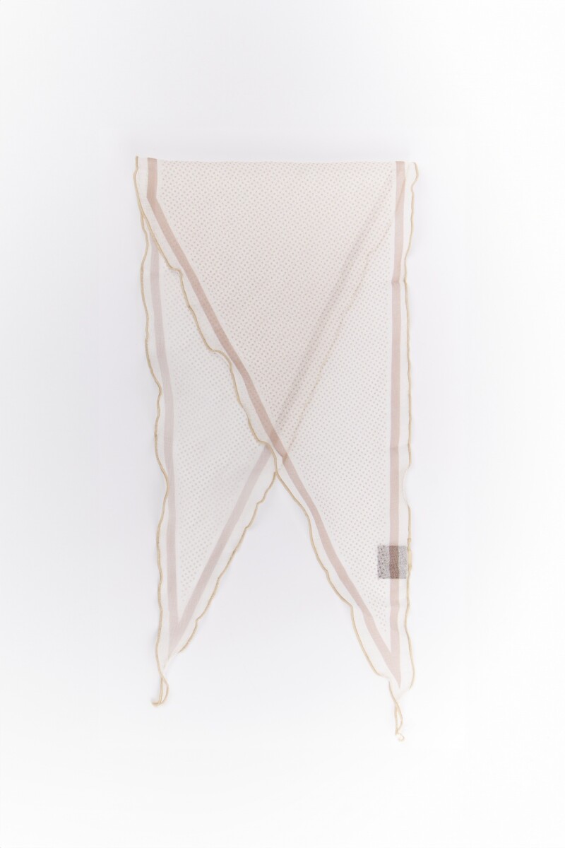 PAÑUELO MINI DOT BEIGE