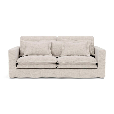 SOFÁ 3 CUERPOS TELA-PREMIUM NATURAL-BEIGE LAZY BEIGE