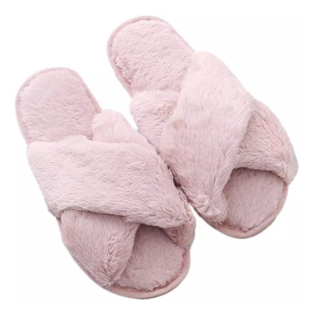 Pantuflas Dama Mujer Moda Lazy Slippers Calentitas Invierno - Variante Color Rosa Talla 35 