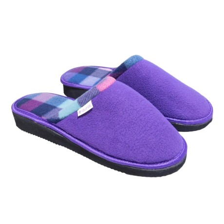 Pantufla Classic violeta cuadrille Pantufla Classic violeta cuadrille