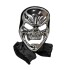 Careta de hallowen rigida cromada 2 colores 23cm Careta De Hallowen Rigida Cromada 2 Colores 23cm