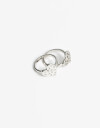 Sets Anillos Strass Set De Anillos Corazón - Plateado Rodio