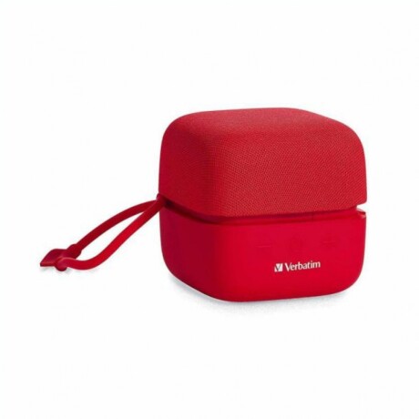PARLANTE VERBATIM WIRELESS CUBE BT Parlante Inalámbrico VERBATIM Wireless Cube BT - Red