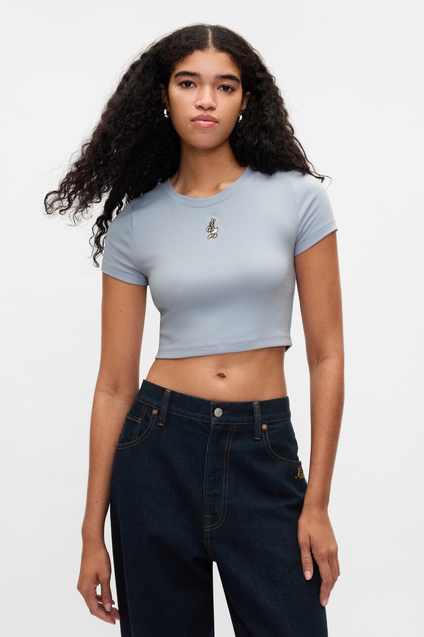 Remera Top Minnie Mujer Jet Stream Blue 337
