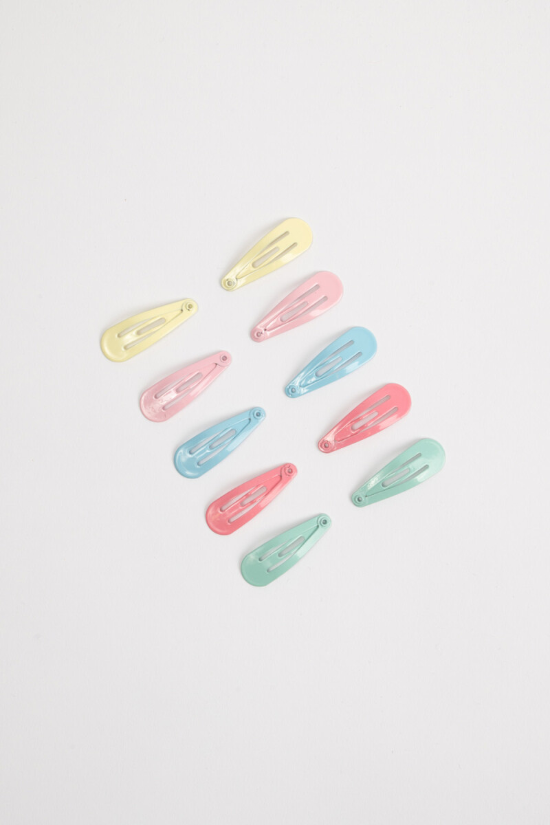 Pack x 10 hebillas Multicolor