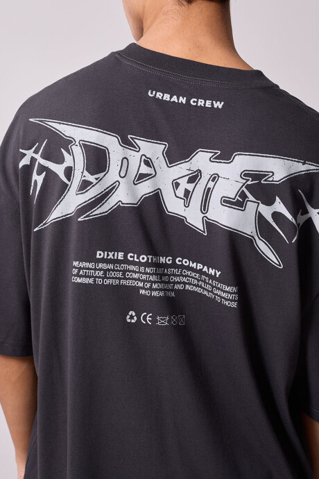 T-SHIRT ROXET DIXIE Gris Oscuro
