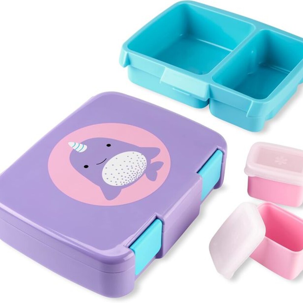 Lunchera bento box SKIP HOP delfin violeta