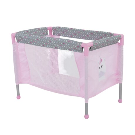 Coche de Muñeca set 4 piezas Rosa - UNICORNIO Coche de Muñeca set 4 piezas Rosa - UNICORNIO