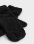 Guantes Varios Romántico Guantes Tejidos Negro - Negro