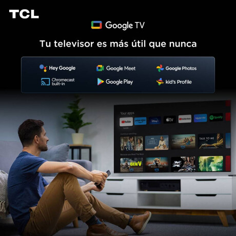 Smart TV TCL 55 QLED 4K GOOGLE TV 55TC6
