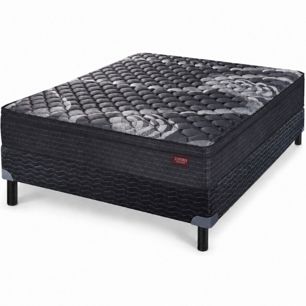 Sommier RODIO Zafiro® - 2 Plazas - Resortes - 140x190x26 cm - Hasta 130 Kg - GARANTIA 5 AÑOS 
