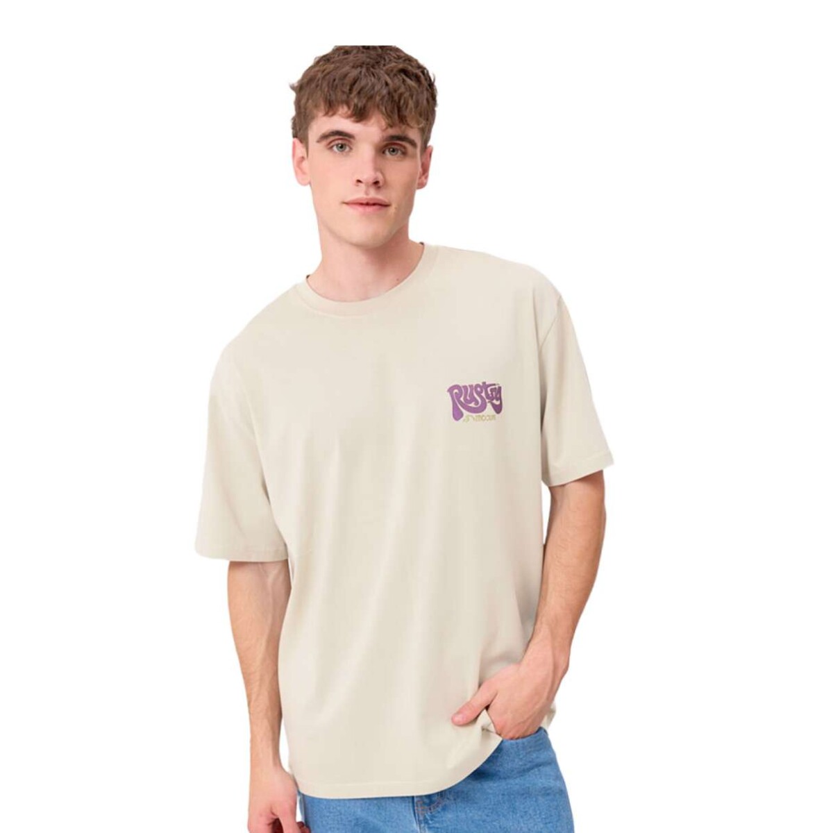 Remera Rusty Oceana - Beige 