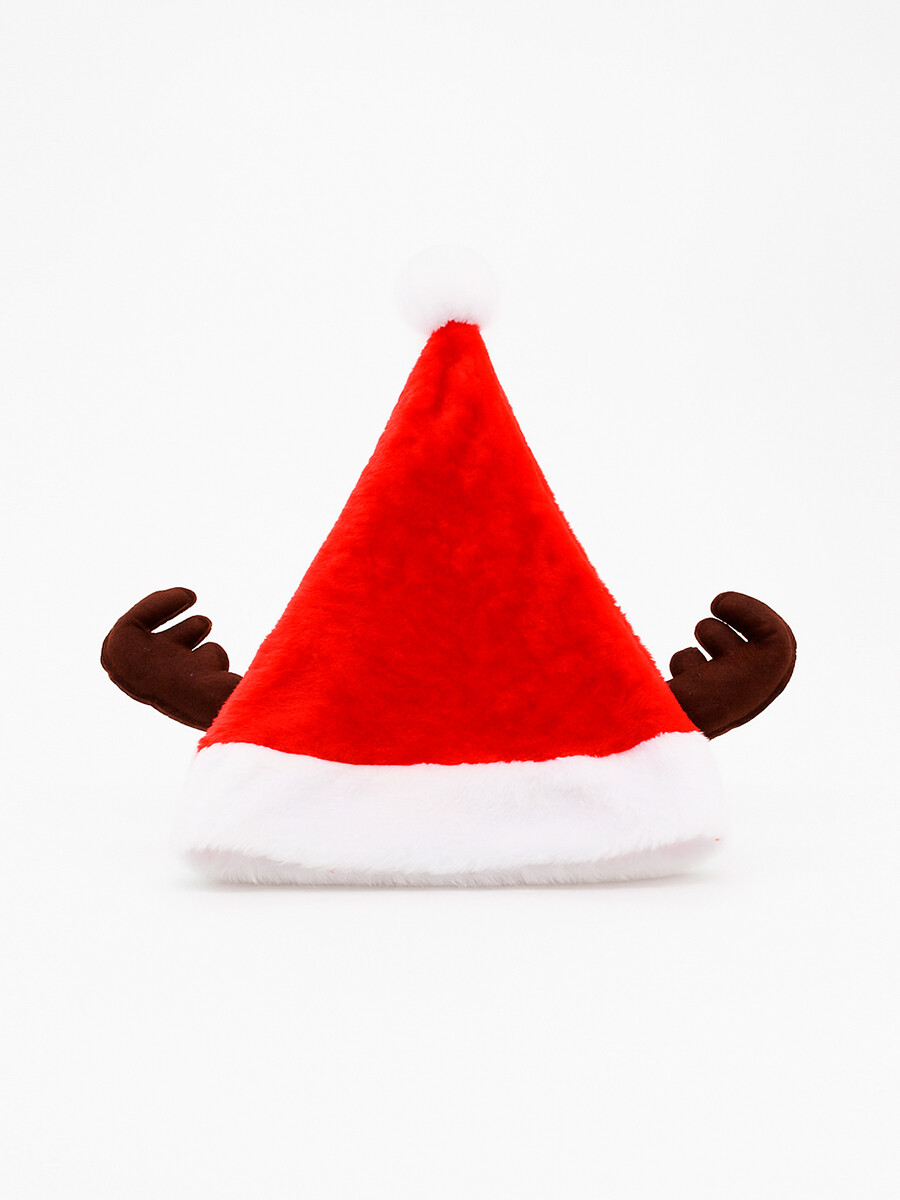 GORRO PAPA NOEL RENO - ROJO 