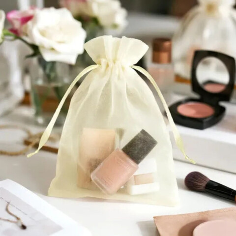 Bolsa de Organza Beige.