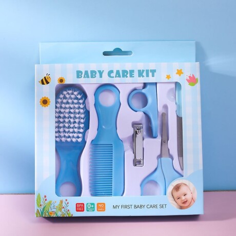 Set De Cuidados Básico Para Bebé Azul