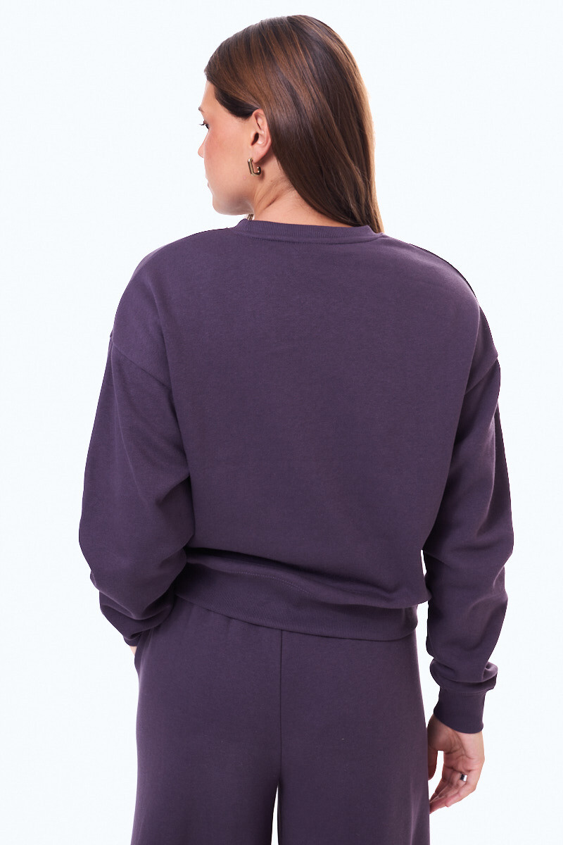Buzo de felpa Bello Violeta