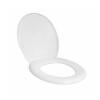 Tapa inodoro Oval plástica acolchada Blanca Tapa Inodoro Oval Plástica Acolchada Blanca