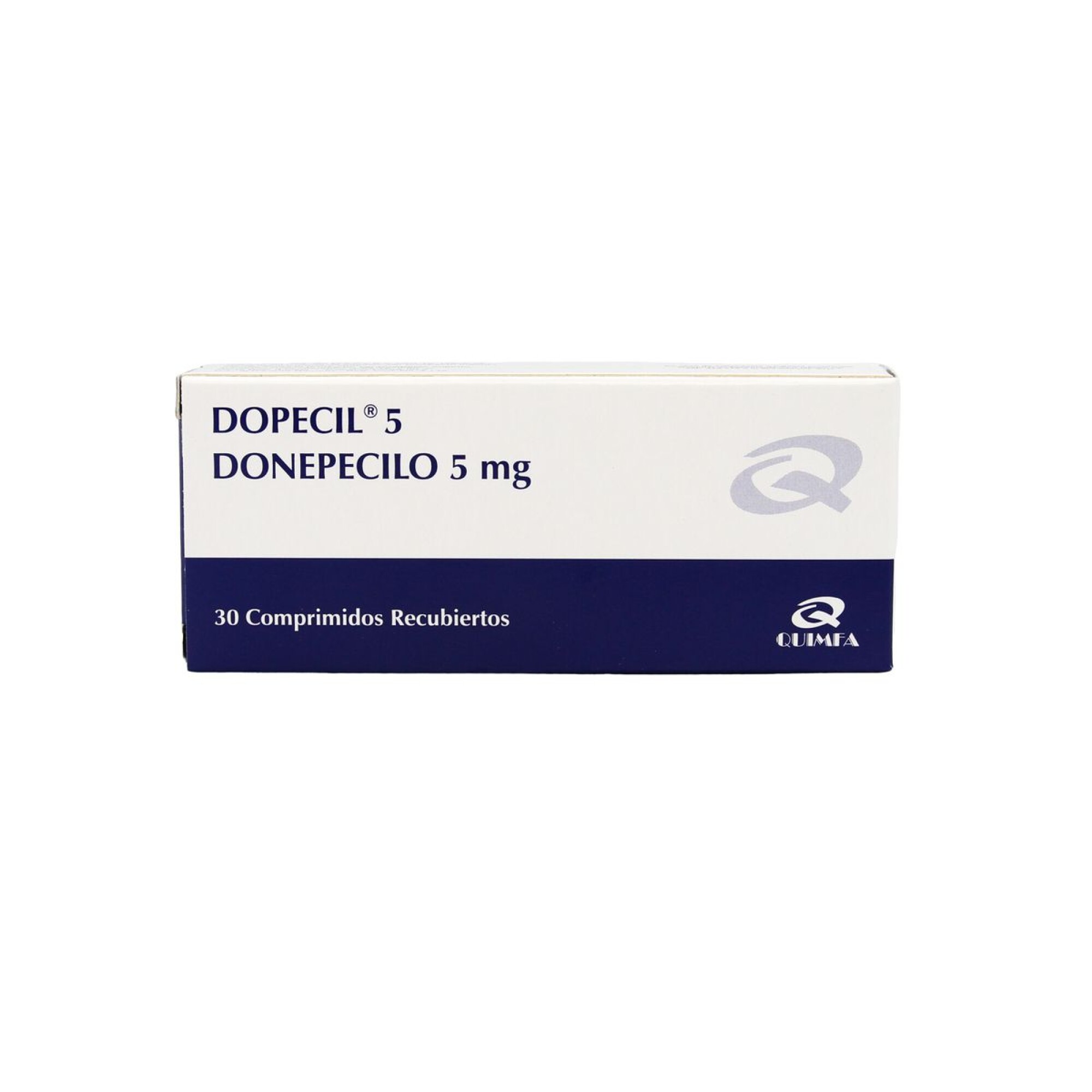 DOPECIL 5 MG. CJ X 30 COMP. — Farmacenter