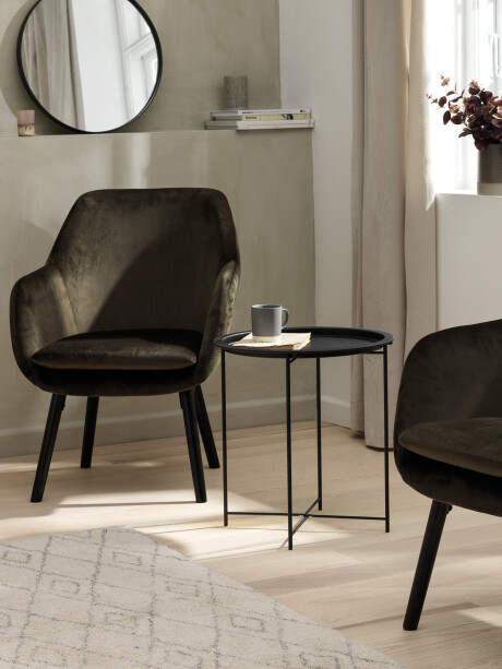 Mesa auxiliar RANDERUP Ø47 negro Mesa auxiliar RANDERUP Ø47 negro