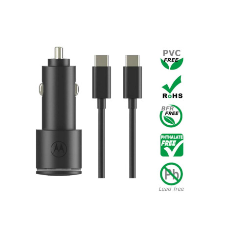 Cargador de Auto Motorola TurboPower 45W Dual Port