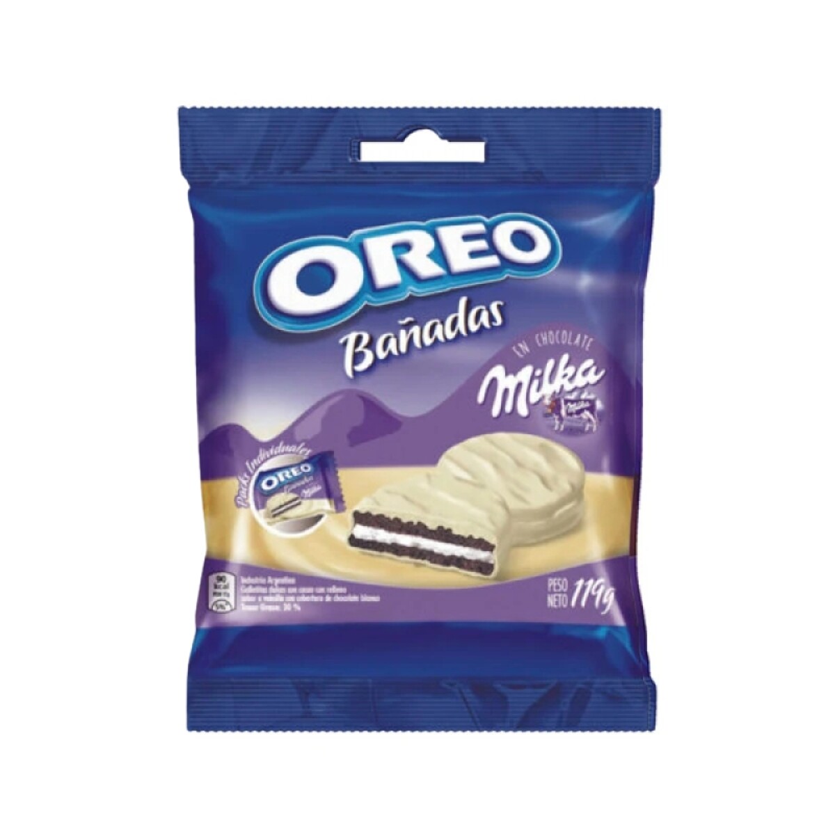 Oreo Bañadas Chocolate Blanco 119g 