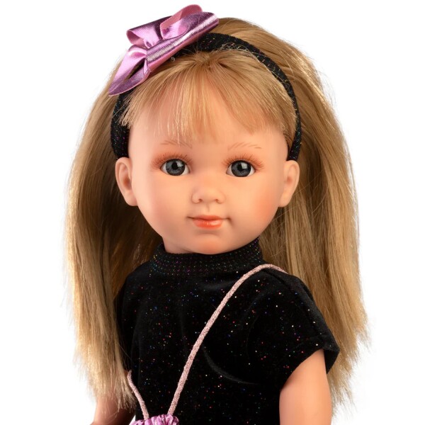 Muñeca Llorens Elena Vestido Fiesta Cartera Rubia 35cm Variante Modelo Elena