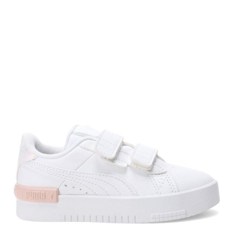 Championes Infantiles Puma Jada Holo 2.0 Blanco - Plateado