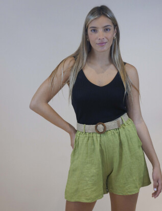 SHORT SEMILLERITO Verde